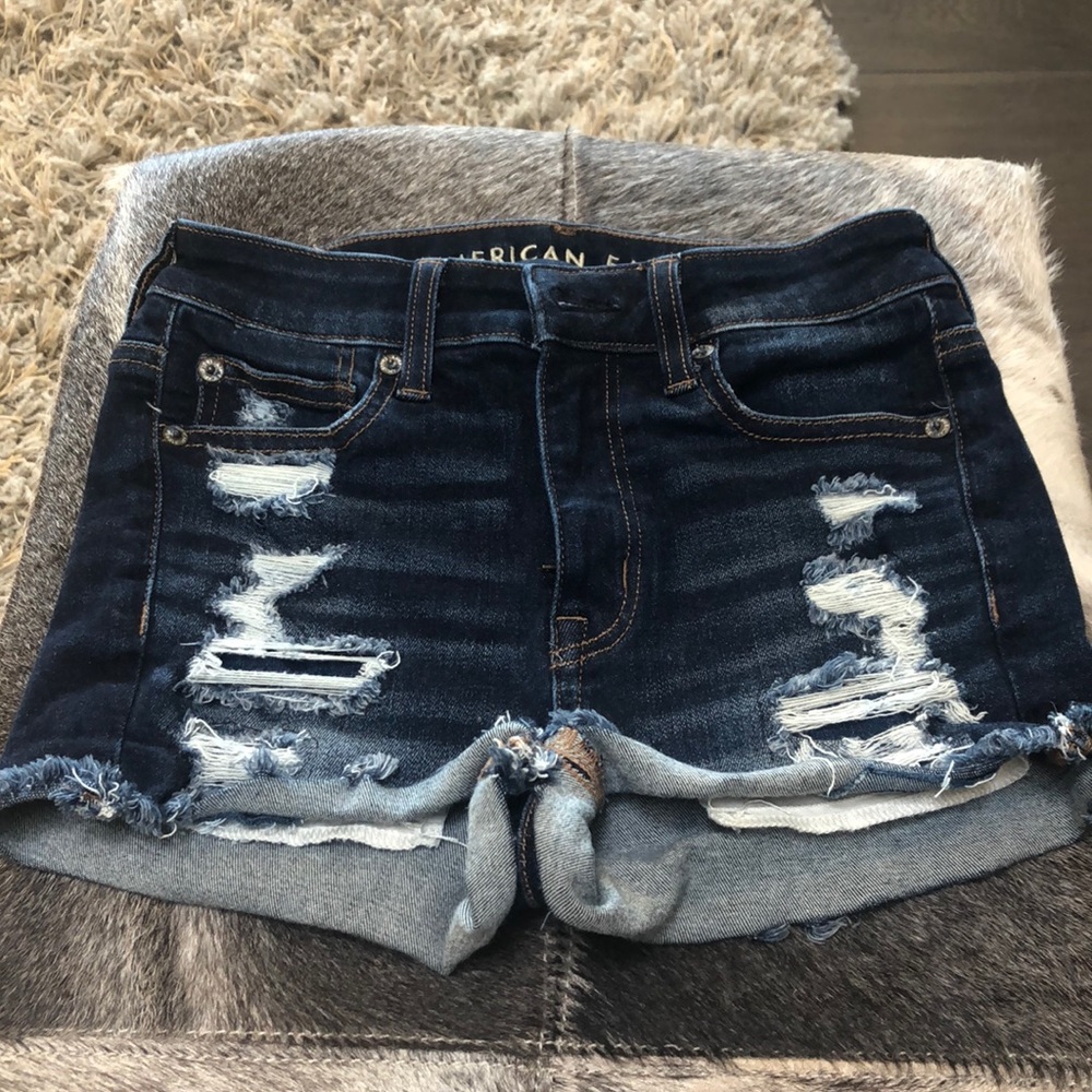 Hi rise shortie shorts Double zero